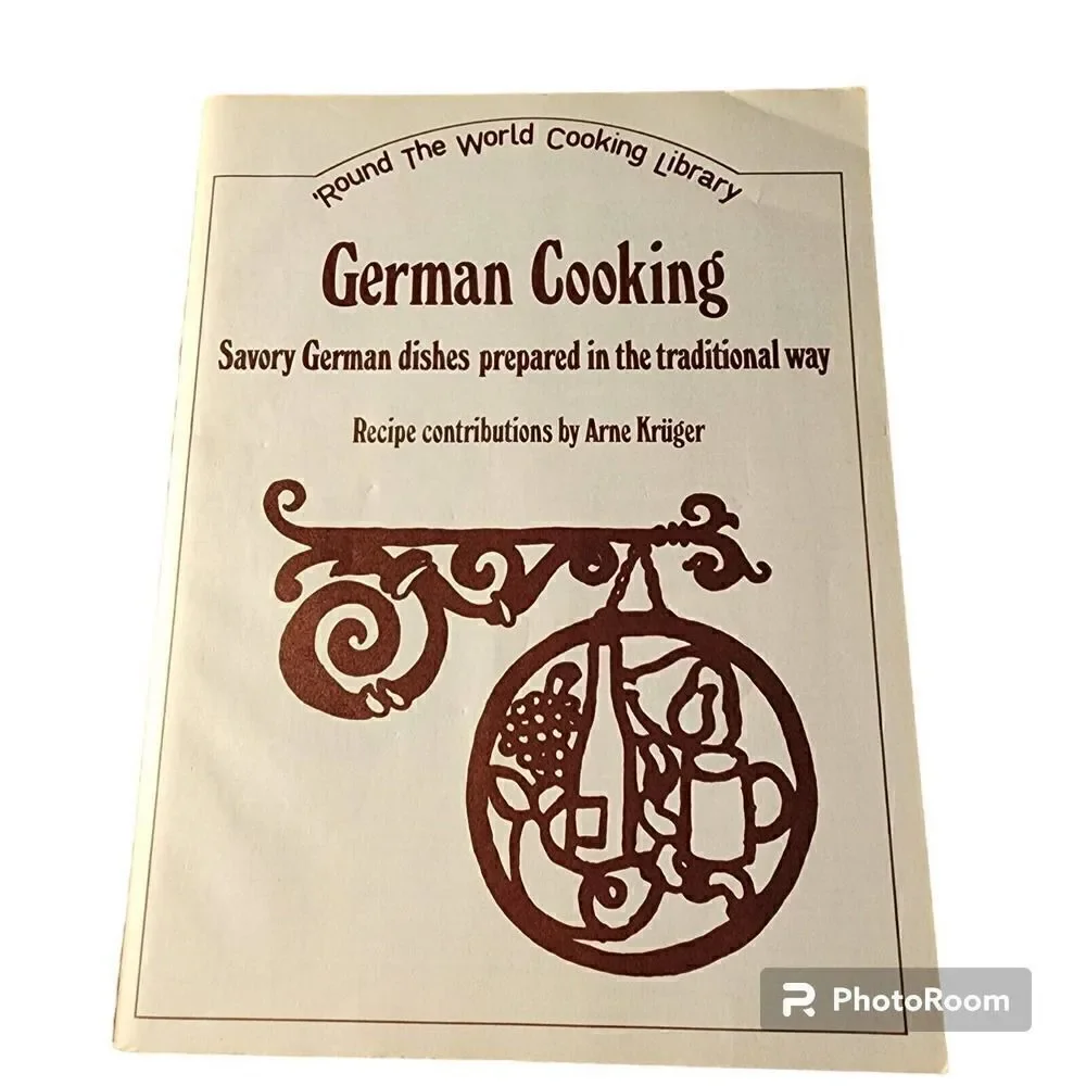 Vintage German Cooking Cookbook Paperback 1976 Germany Round The World Library
